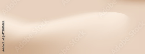 Nude Gradient. Pastel tone Background. Soft color backdrop. Modern beige wallpaper. Abstract Vector illustration.
