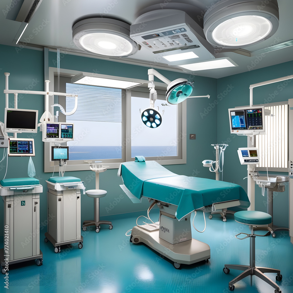 operating room in hospital, ai-generatet