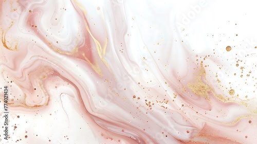 solid white background with cocoa swirls