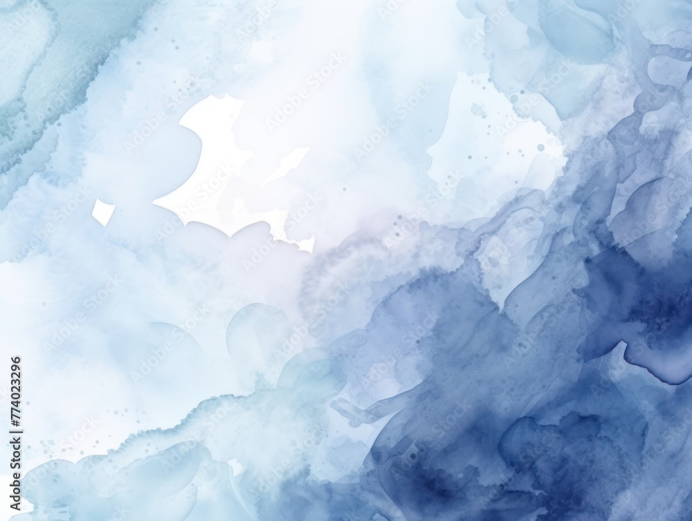 Navy watercolor abstract background