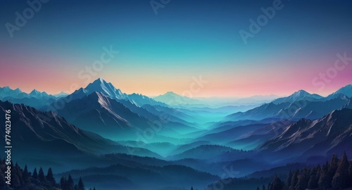 Beautiful mountain landscape