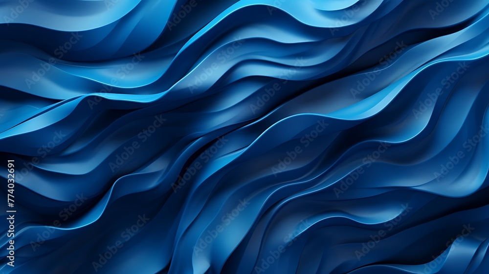 Obraz premium Sophisticated Décor: Blue Background Wall Design