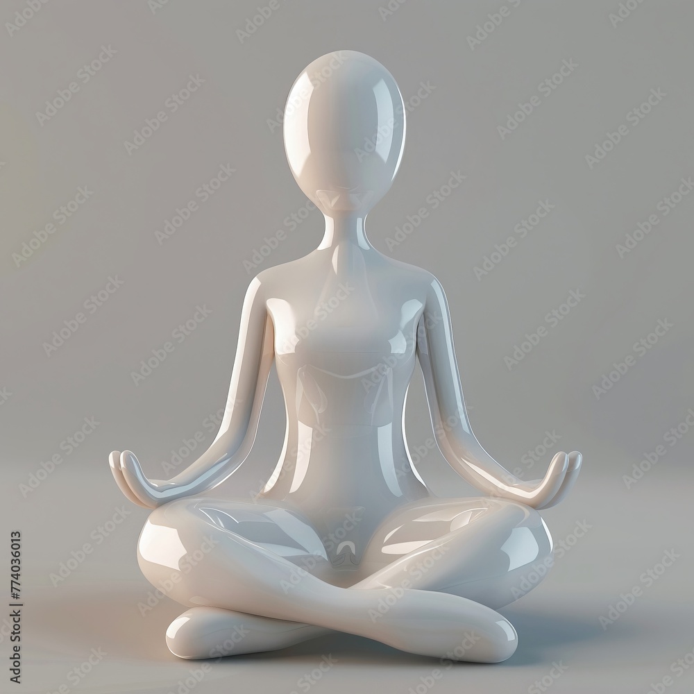 icon A character practicing yoga after work, symbolizing the importance of maintaining worklife balance Peaceful environment icon icon A character practicing yoga after work, symbolizing the importance of maintaining worklife balance Peaceful environment icon