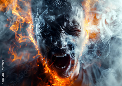 Unleashing fury: a captivating visual narrative delving into the depths of human emotion, encapsulating the raw power of anger through stunning imagery,