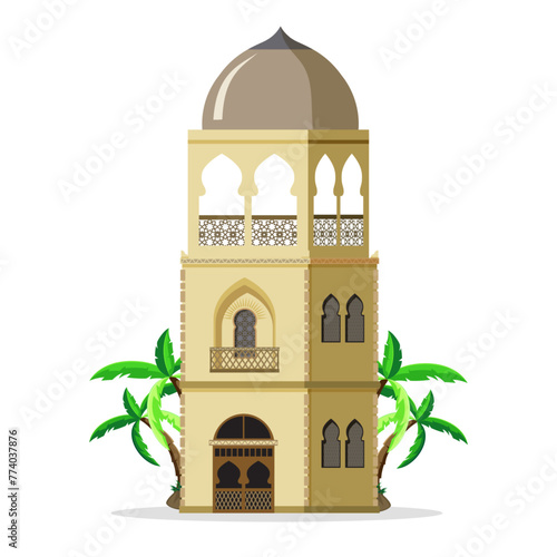 taj mahal agra country vector