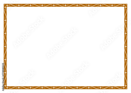 Vector frame for your text, photos or invitations, Frame blank. Elegant frame for certificate, diploma, voucher. vector frame for invitation, congratulation