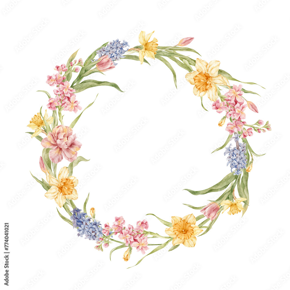Beautiful floral wreath 
