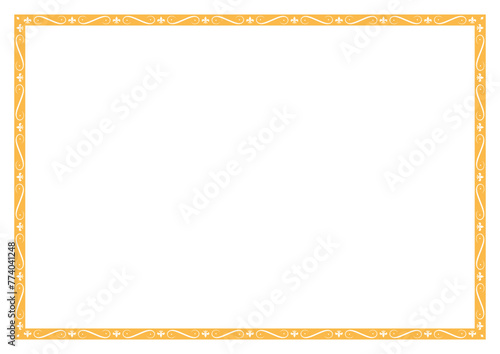 Vector frame for your text, photos or invitations, Frame blank. Elegant frame for certificate, diploma, voucher. vector frame for invitation, congratulation