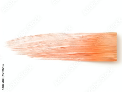 Peach thin barely noticeable paint brush lines background pattern isolated on white background gritty halftone