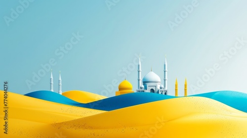 yellow and white sand