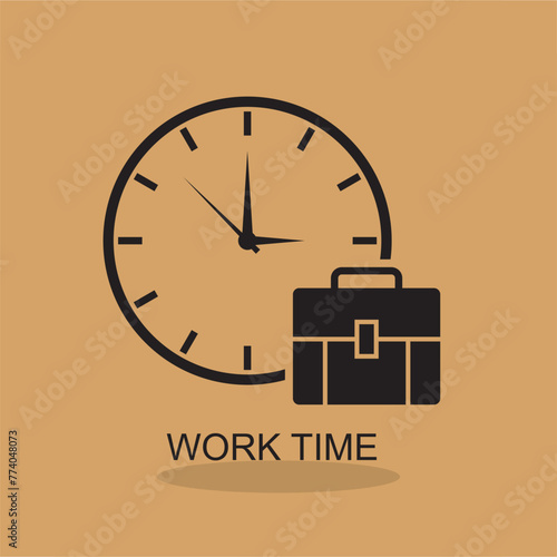 work time icon , business icon