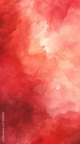 Red abstract watercolor stain background pattern