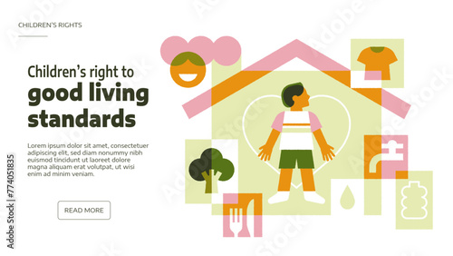 Children's right to good living standards