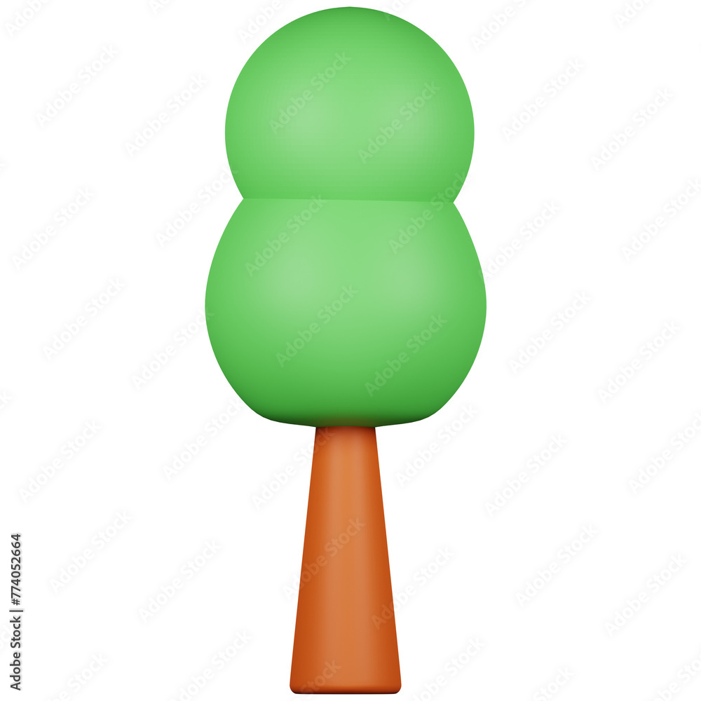 3d realistic tree icon 3d realistic tree icon
