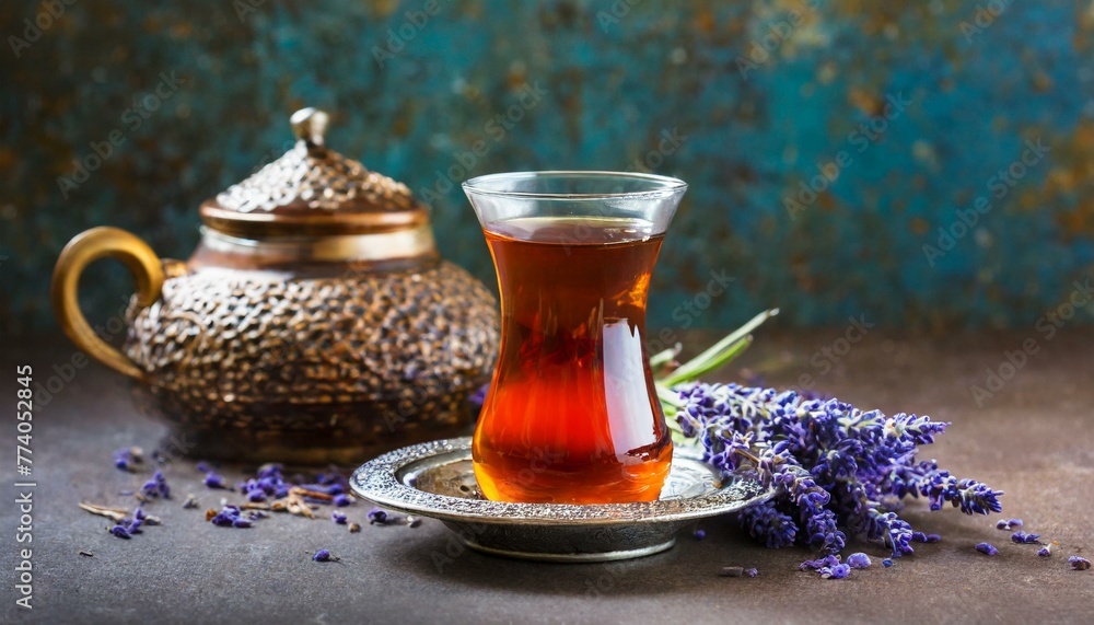 Fototapeta premium cup of tea and teapot