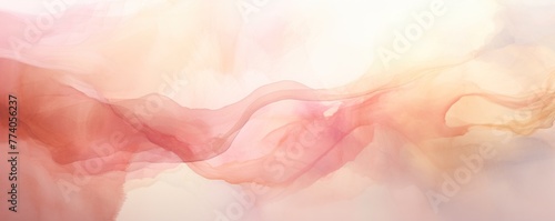 Rose Gold light watercolor abstract background © Lenhard