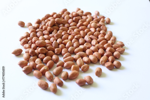 peanuts or groundnuts, used in salads or used to make peanut butter or used in Indian cooking