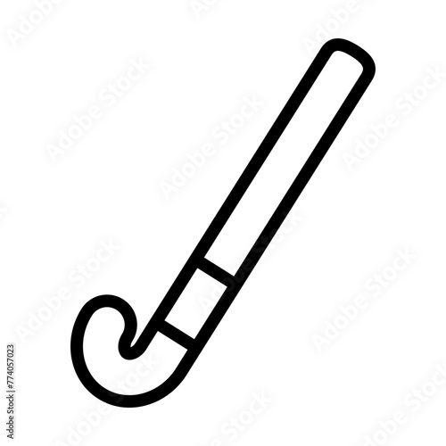 hockey Vector Line Icon Design