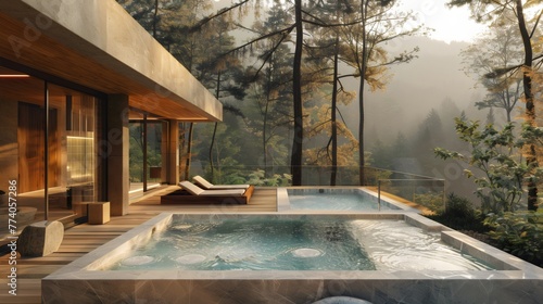 Luxurious Forest Retreat with Infinity Pool © Tattap