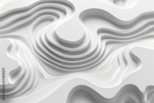 Minimalist 3D background with geometric patterns, Sleek 3D backdrop adorned with minimalist geometric patterns. photo