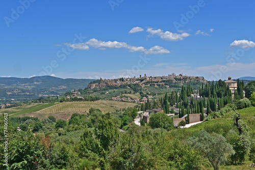 Orvieto, panorama della città antica, Terni - Umbria