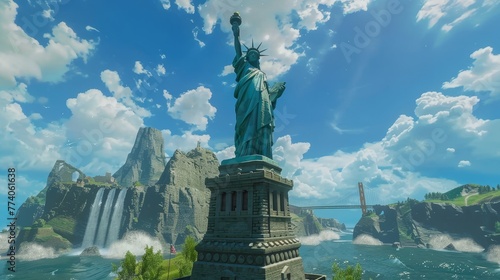 Statue of liberty 
