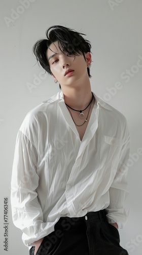 k-pop idol, Asian model, Actor, Man, smile