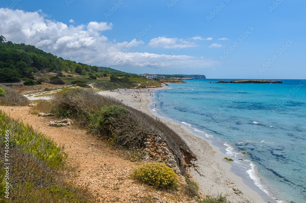 Binigaus Beach in Menorca Island, Spain Binigaus Beach in Menorca Island, Spain