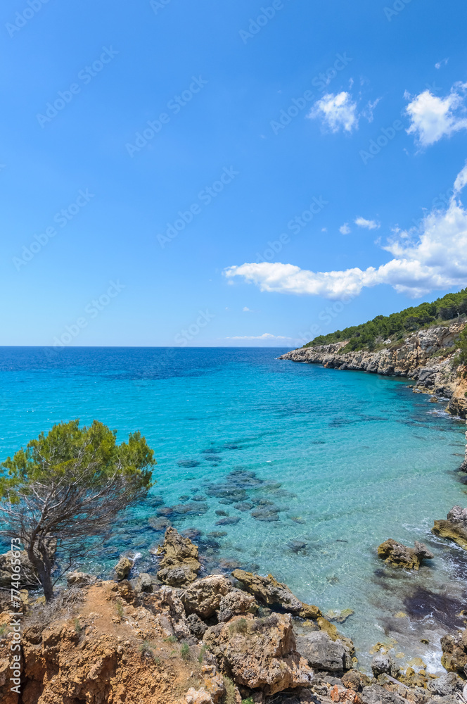 Binigaus Beach in Menorca Island, Spain Binigaus Beach in Menorca Island, Spain