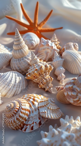 Cute seashell collection small 3D models