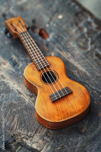 Miniature 3D guitar classic wooden