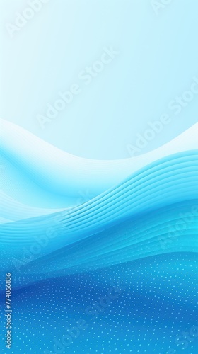 Sky Blue gradient wave pattern background with noise texture and soft surface gritty halftone art 