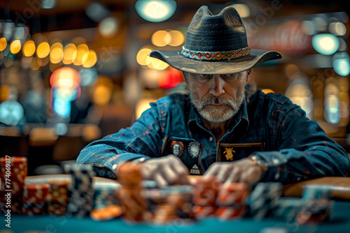 Poker Texas Holdem Hold'em Glücksspiel in Las Vegas photo