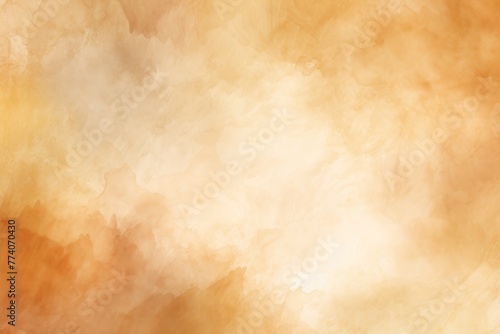 Tan light watercolor abstract background