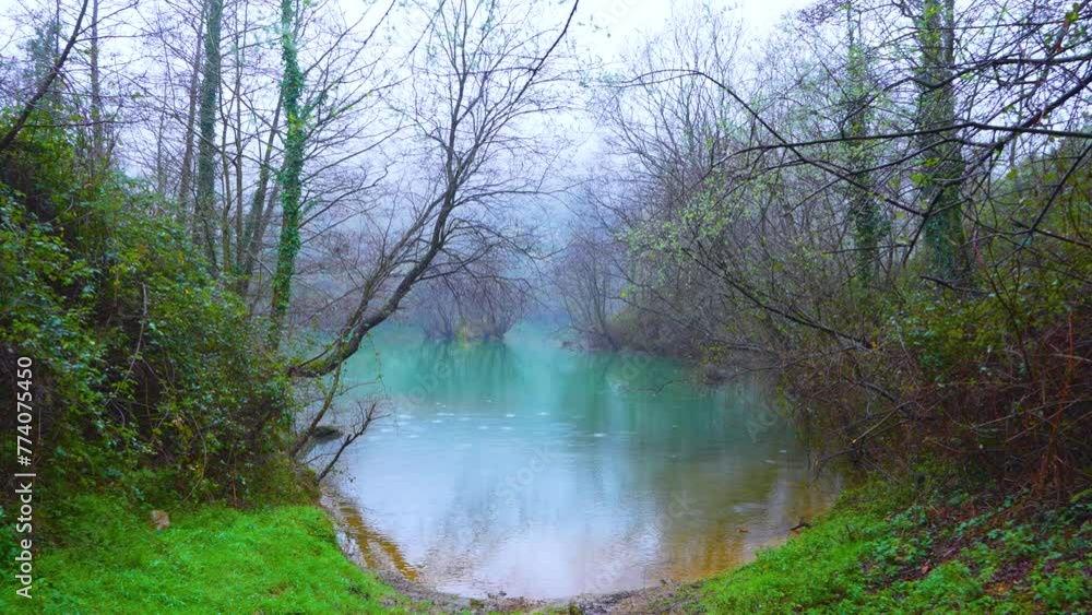 Riverside landscape in the Zugastieta Park in La Arboleda in the old Mining Zone of the Basque Country. Triano Mountains. Encartaciones region. Bizkaia. Basque Country. Spain. Europe Riverside landscape in the Zugastieta Park in La Arboleda in the old Mining Zone of the Basque Country. Triano Mountains. Encartaciones region. Bizkaia. Basque Country. Spain. Europe