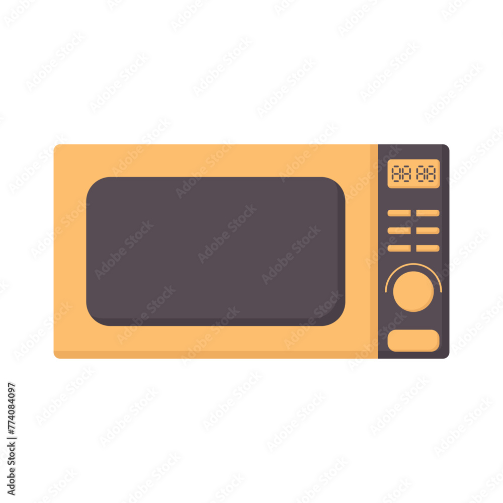Fototapeta premium Oven vector icon. Microwave logo icon. Kitchen oven vector symbol. Electric oven vector icon. Homemade baking vector concept.