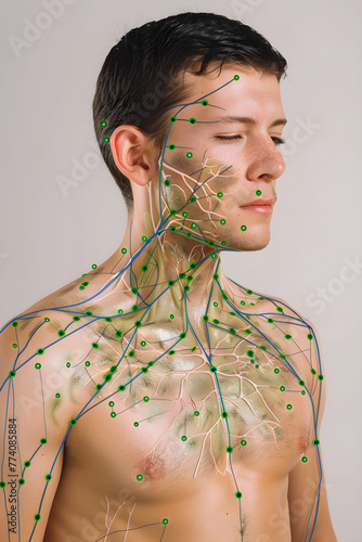 Exhaustively Detailed Diagram of Lymph Node Locations in the Human Body