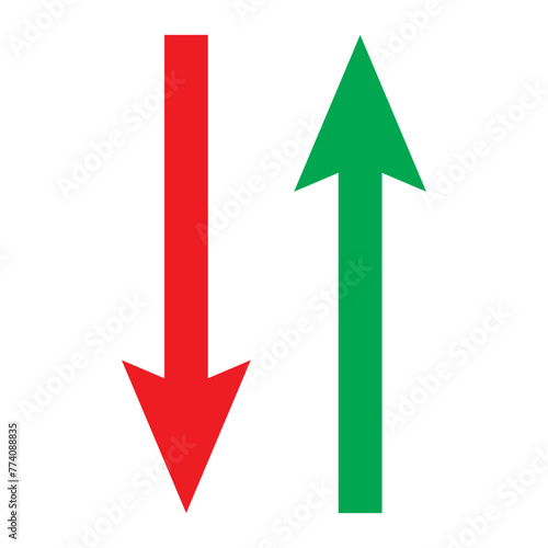 Free Download Up and down arrow vector isolated eps10 - GFXLoad
