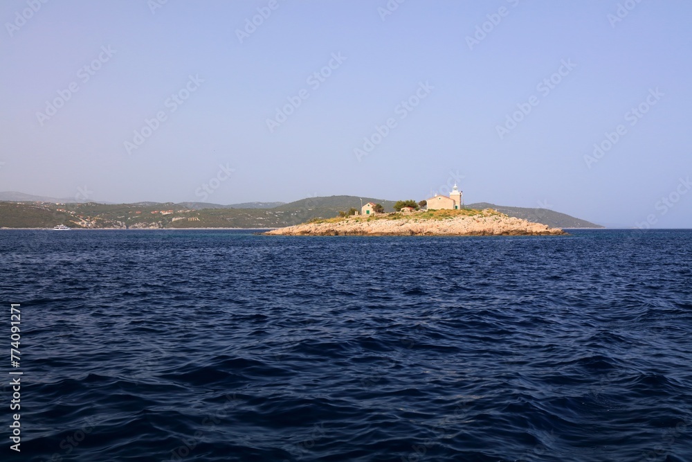 Drvenicki Kanal lighthouse in Croatia