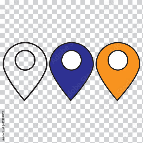  Location map icon. vector illustration eps10
