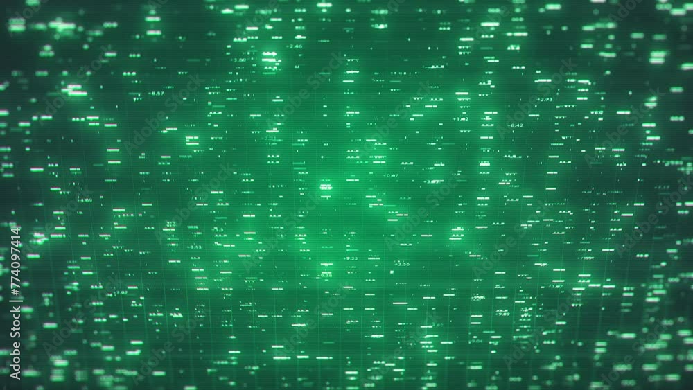 Data Patterns On Screen Background/ Animation of an abstract background with computer screen of big data technology patterns and depth of field blur Data Patterns On Screen Background/ Animation of an abstract background with computer screen of big data technology patterns and depth of field blur