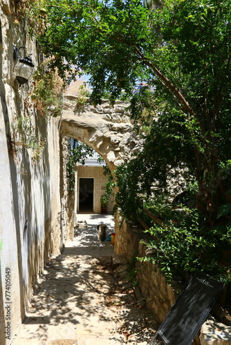 06/30/2023 Safed Israel. Ancient city of Safed, city of Kabbalists and artists © shimon