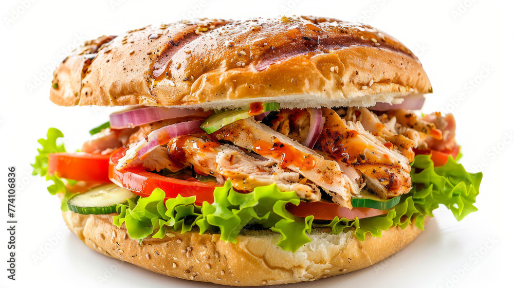 Sandwich with chicken, Generative AI Sandwich with chicken, Generative AI