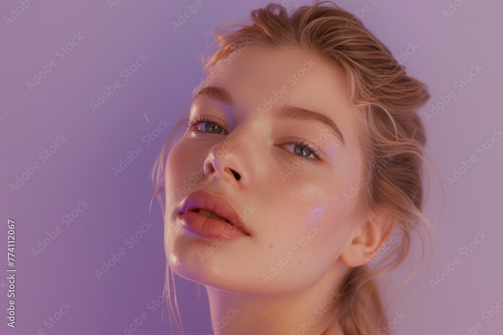 Refreshed Spa-Themed Portrait of Scandinavian Model with Blonde Hair
Refreshed Spa-Themed Portrait of Scandinavian Model with Blonde Hair