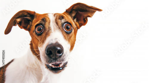 surprised ejack russell terrier dog meme