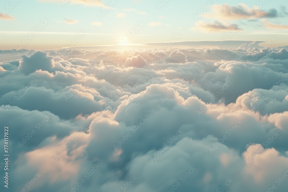  Sunrise Splendor Above the Serene Sea of Clouds