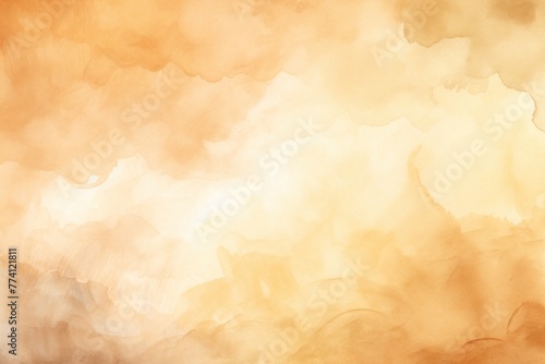 Tan watercolor abstract background