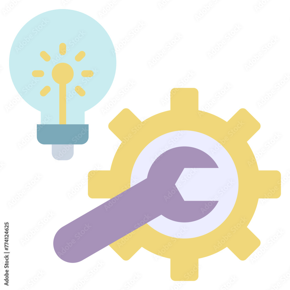 Troubleshoot flat icon Troubleshoot flat icon