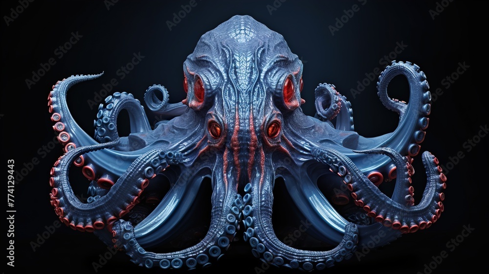 Fototapeta premium red dragon head high definition(hd) photographic creative image