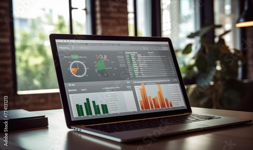 A business analytics dashbo...